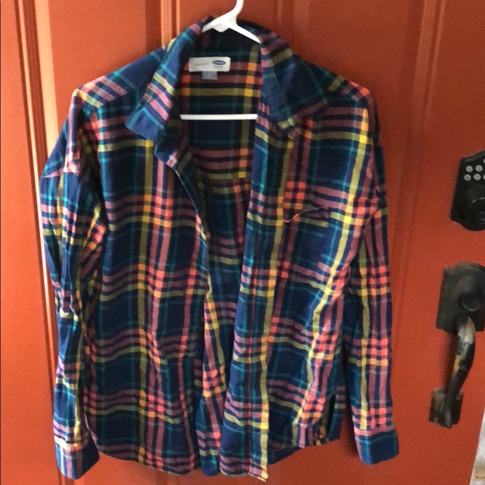 Flannel button up.